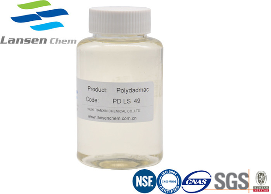 Hoge de Kleurstof Bevestigende Agent PolyDADMAC 26062-79-3 PH 5.0-8.0 van de Viscositeitsstof