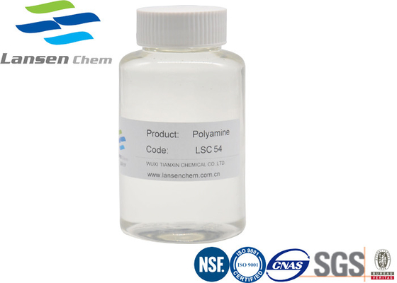 Chemische Hulp de Chemische producten Lichtgele Kleverige Vloeistof 42751-79-1 van Agentenpolyamine flocculant