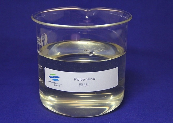 Polyamine Flocculant Chemische producten met Lichtgele Kleverige Vloeistof50% Stevige Inhoud