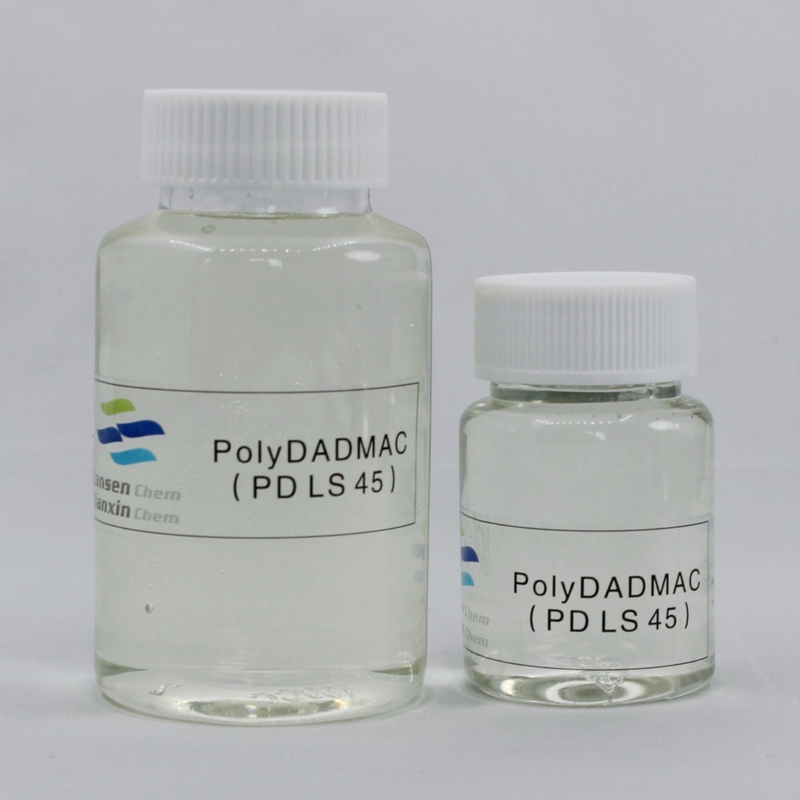vloeibare dadmac-polymer 40% Polydadmac Ammonium Coagulant Polymer polyDCD organische coagulantia filtratie toepassingen