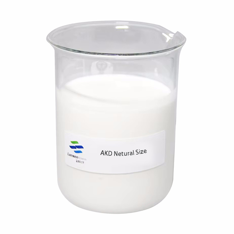 Pulp Interne afmetingsmiddel Papiervervaardiging Chemische hulp Alkyl ketene dimer Witte emusie AKD Neutrale afmeting Verbetering van de papierkwaliteit