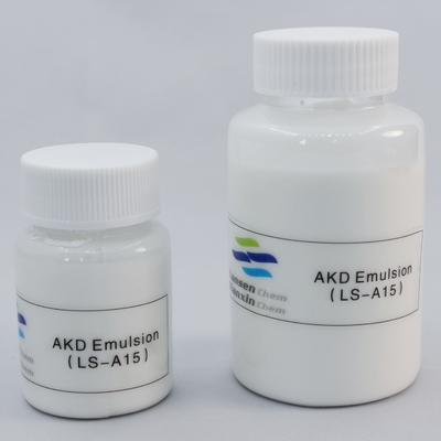 Document dat Chemisch AKD-het Calciumstearate van de Emulgatoremulsie Chemisch product in Papierindustrie met een laag bedekt