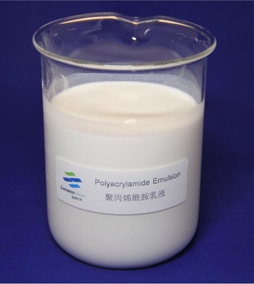 De witte Hulpagent Water Treatment Plant van PAM Emulsion Polymer Flocculant Chemical