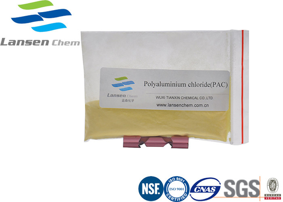 De lichtgele PAC-van het Waterpuricication van het Poly-aluminiumchloride Industriële Gemeentelijke Behandeling van afvalwater