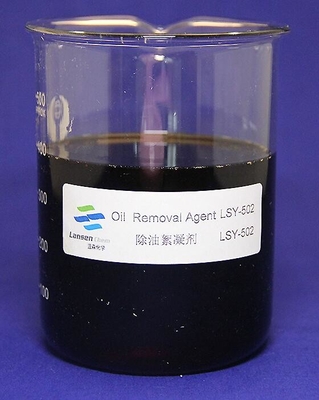 pH van de de Olieverwijdering van het waarde 2-5 Hoge rendement van de Agentenoily wastewater yellow Geelachtig bruine Vloeistof lsy-502