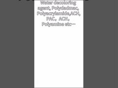 Chemische stoffen voor de waterbehandeling